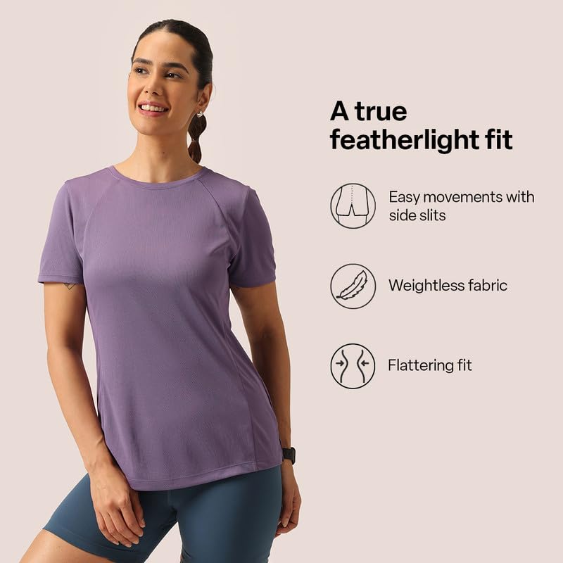 T-shirt Cloudflex femme coupe flatteuse et finitions premium