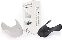 Vista 1 de Protector de arrugas para zapatos (2 pares, 1 negro y 1 blanco), protector de zapatos para Jordan Air Force, Nike, Dunks, material TPE duradero