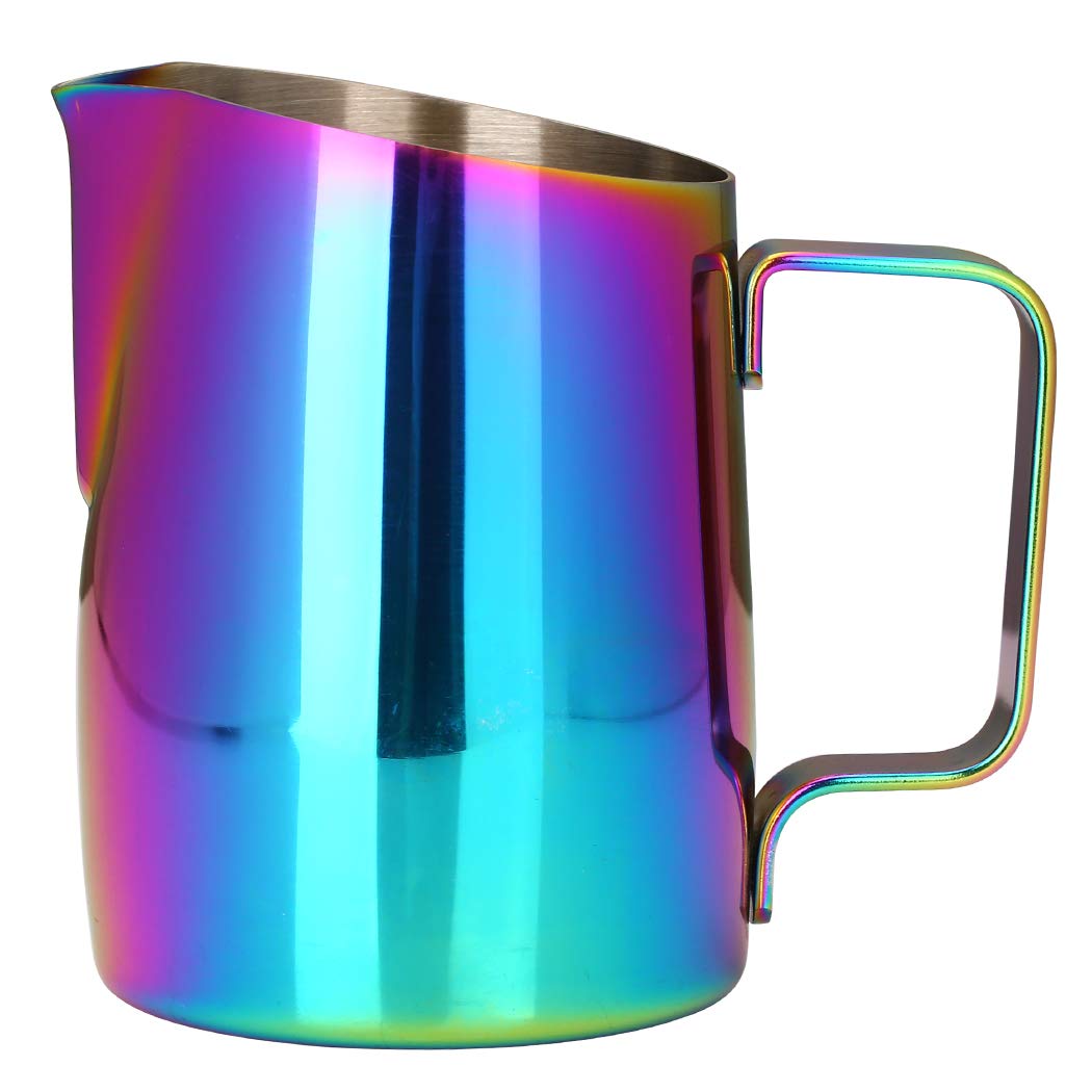 Brocco Fumante Per Cappuccino Brocca Per Il Latte Espresso Acciaio Inossidabile Tazza Di Caffè Latte Art 420ml Multicolore