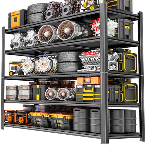 72 H × 48 W Heavy Duty Garage Shelving