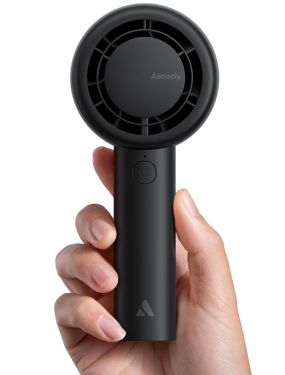 Aecooly Portable Handheld CloudFlow Fan with Dual Air Channels, 16H Max with 5 Speeds USB Rechargeable Mini Personal Battery Powered Small Pocket Fan for Travel, Beach, Cruise, Gifts for Women -Black-image-36