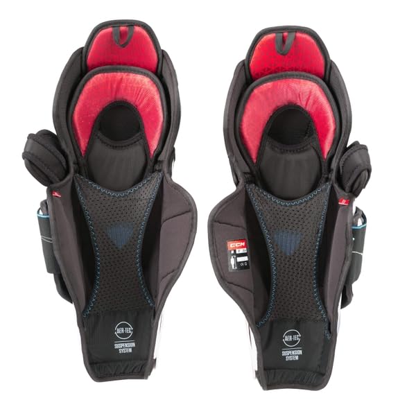 CCM Jetspeed FT6 - Espinilleras para hockey sobre hielo