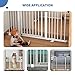 Yohong 4 Pcs Pet Gate Support Feet, Freestanding Dog Gates Floor Anchor Stabilizer Reinforcement Accessories, Design for 0.78 inches Thickness (White)