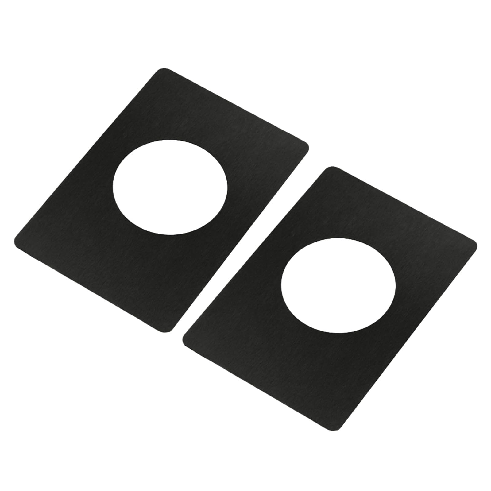 2Pcs Door Fixing Covers Filler Repair Backplate Door Reinforcement Plate Handle Holes Reinforcer Enduring Handle Fixing Covers Filler Repair Backplate