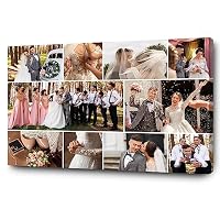 GP TONER Toile Personnalisée Photo Collage 70x100 Cm - Impression Haute Qualité