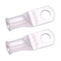 Vista 93 de SELTERM 25 piezas de lengüetas de cable de batería de cobre estañado de grado marino de 2/0 AWG de 3/8 pulgadas, terminales de anillo de calibre 00
