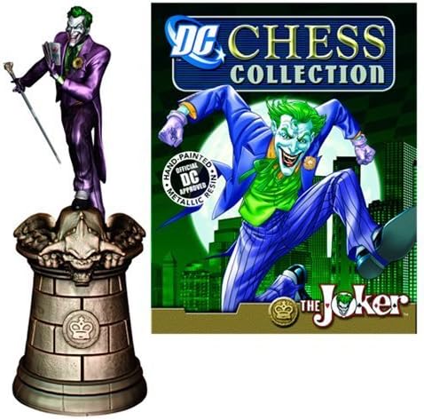 DC Superhero Joker King Chess Piece with Collector Magazine by Eaglemoss Publications