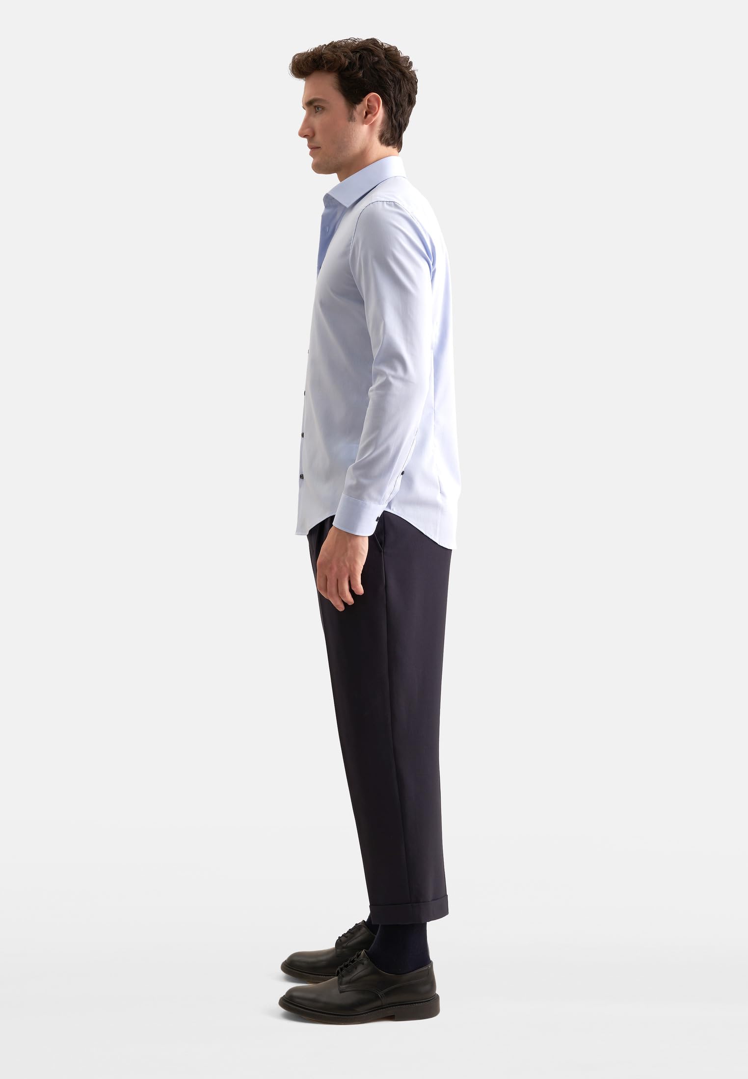 Seidensticker Shaped Fit Manica Lunga 1.29369 Camicie Uomo (Pacco da 1)