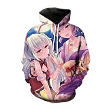 Générique Kawaii Azur Lane Anime Jeu Mode Impression 3D Hommes Femmes À Capuche À Manches Longues Mince Garçon Fille Cosplay Sweat À Capuche Surdimensionné