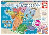 Educa - Puzzle Éducatif Départements et Régions de la France – Jeu...