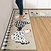 Nesphy Anti-Fatigue Rooster Kitchen Rug Set of 2 Cushioned Chicken Rug for Floor, Farmhouse Standing Mat Waterproof Non-Slip Mat PVC Ergonomic Comfort Foam Kitchen Decor