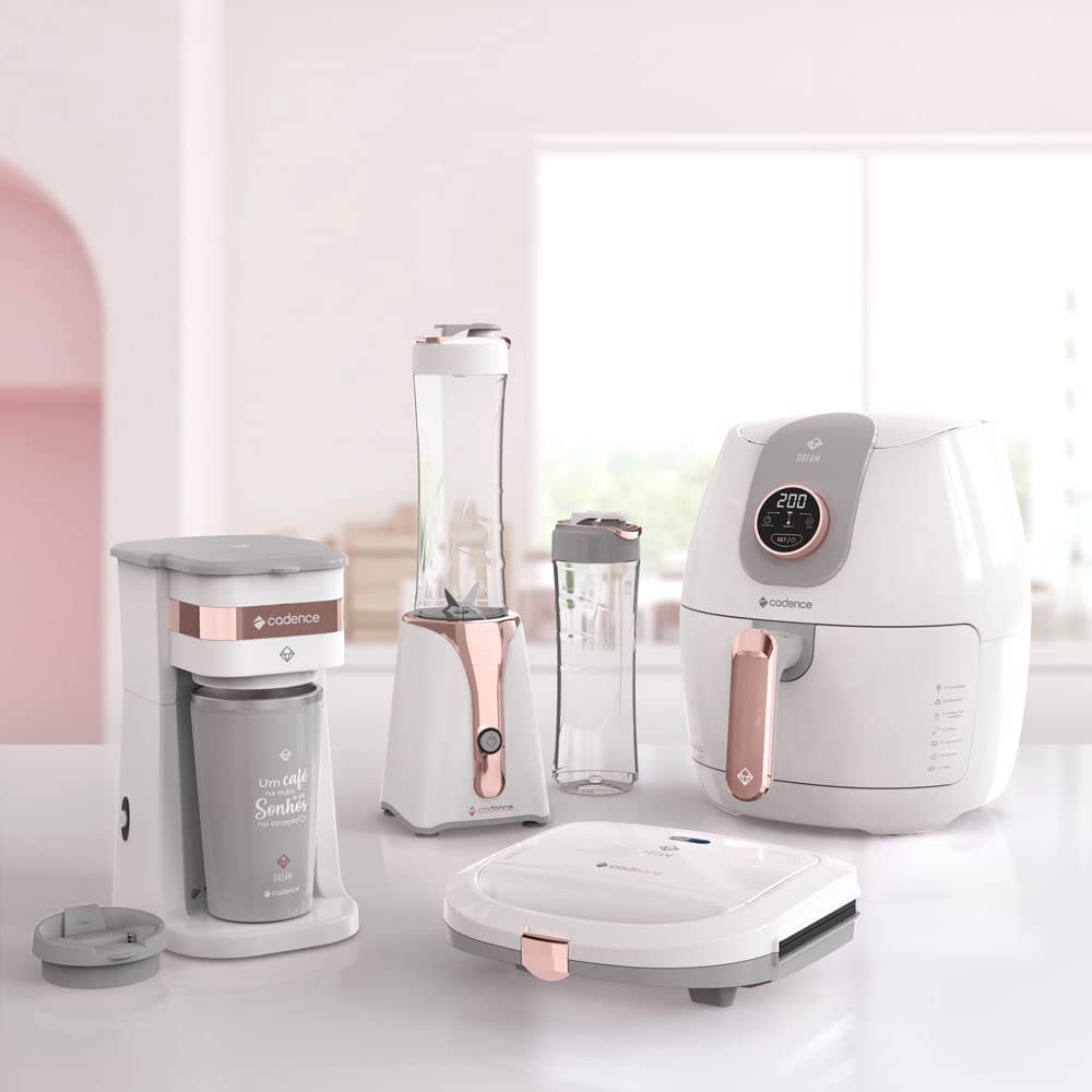 Kit Cadence Dream Rosé Gold - Cafeteira e Sanduicheira - 127V