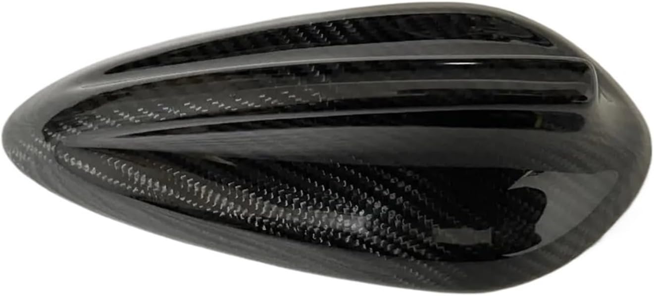2016+ Compatible for BMW F22 F23 F30 F32 F33 F34 F35 F36 G11 G12 G30 G38 F80 F82 F87 Add On Style Shark Fin Look Carbon Fiber Antenna Cover