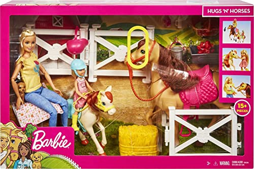Barbie Coffret Barbie Et Chelsea Amies Des Chevaux - vue 4