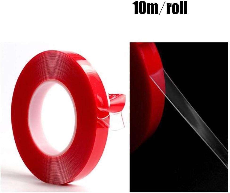 Cinta adhesiva de doble cara para uso intensivo, Cinta acrílica de doble cara multiusos en varios tamaños(50mm wide*20 m)