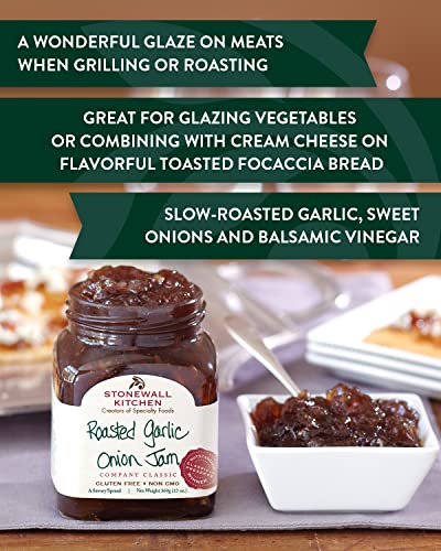 Stonewall Kitchen Roasted Garlic Onion Jam, 13 Ounces #TOP2