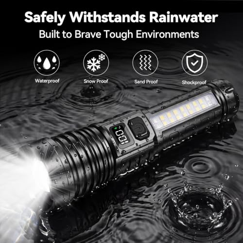 Rechargeable Flashlights High Lumens 2 Pack, Super Bright LED Flash Light - Image 5