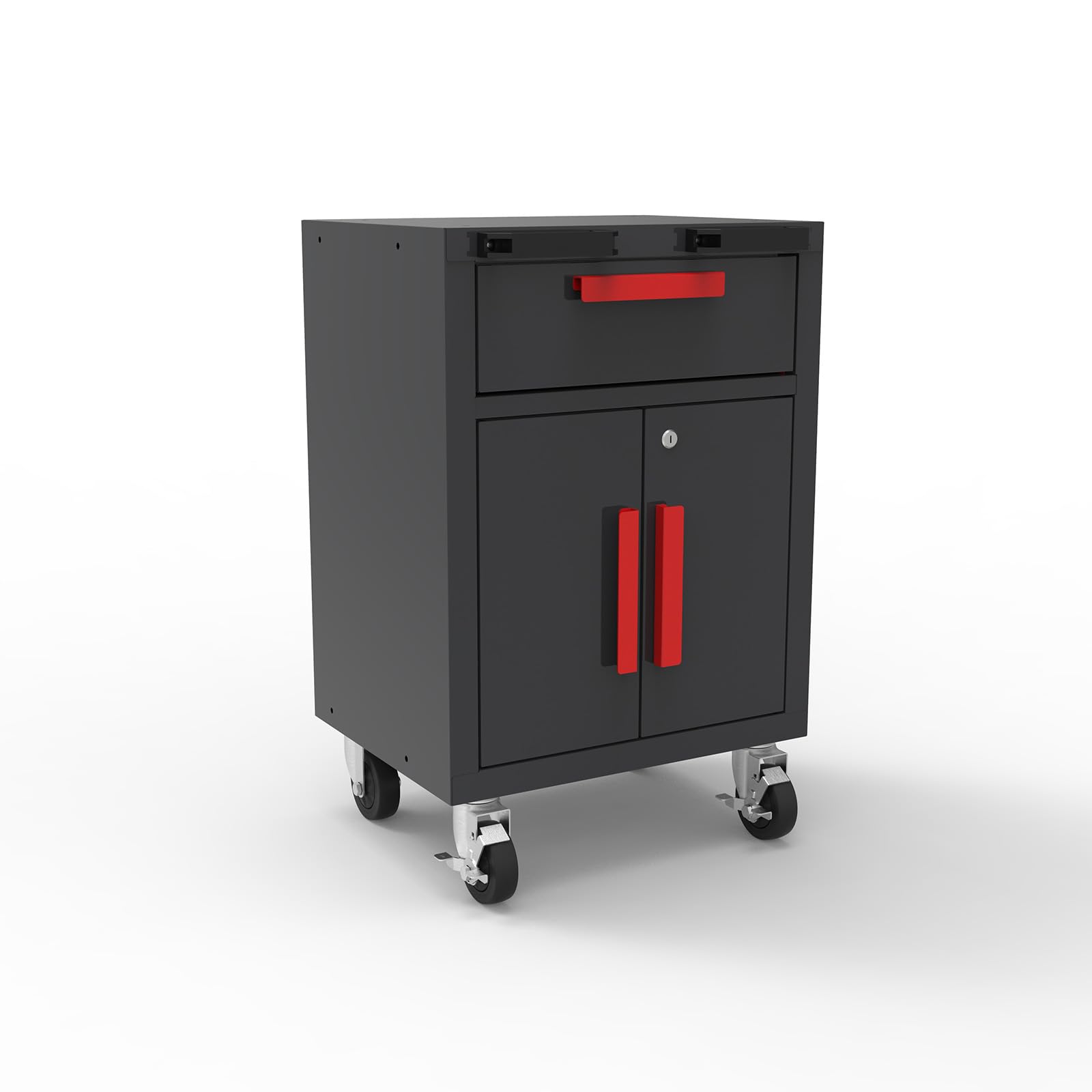 Amazon.co.jp: ガレージキャビネット収納システム6点セット:スチール