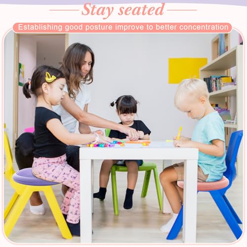 Image of Libima 2 Pcs Wobble Cushion Wiggle Seat Flexible Sensory Seating Balance Disc Board for Men Women Physical Exercise Improving Posture Home Office