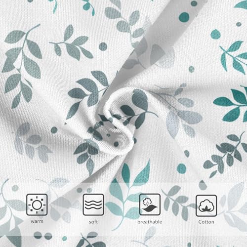 Leaves Teal Gray Toddler Girls's Underwear 2T 202c14473