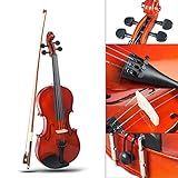 Afinación precisa: más estable, fácil de afinar y mantener afinación. Equipado con un sintonizador digital, puedes ajustar el violín en cualquier momento y en cualquier lugar