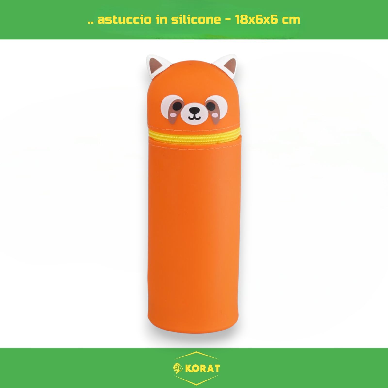 KORAT Pasqualone Sorpresa Bambini Uovo di Pasqua Gigante Tema Animali Kawaii Kit Cancelleria Completo, Set Scuola Animali, Gadget Panda Tigre Leone, Regalo Pasqua