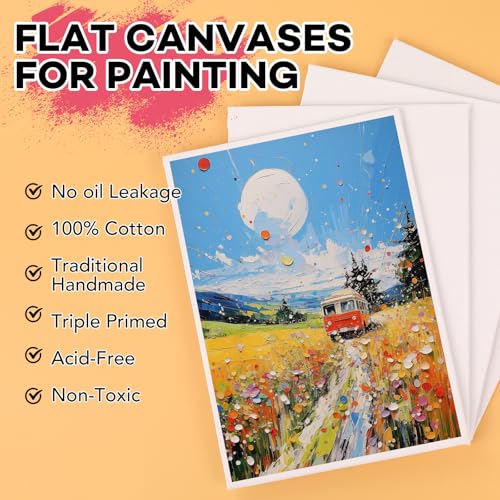 Toiles en coton apprêté sans acide ESRICH pour aquarelle 200 pièces - 4