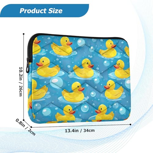 Funda para portátil 13-14 pulgadas con diseño de patitos amarillos miniatura 3