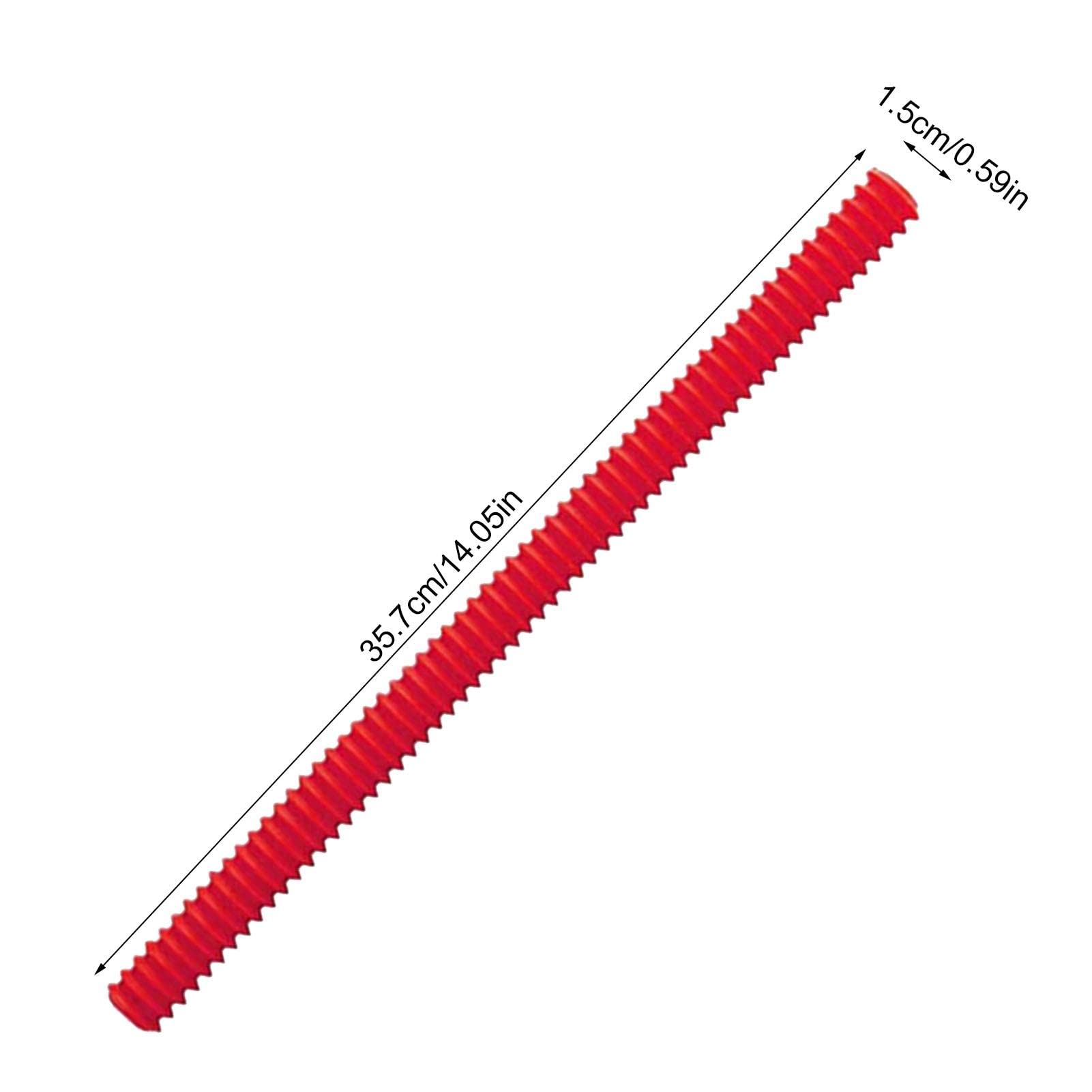 4 Boucliers De Grille De Four En Silicone Rouge - Protection Bord Résistante à La Chaleur 35cm