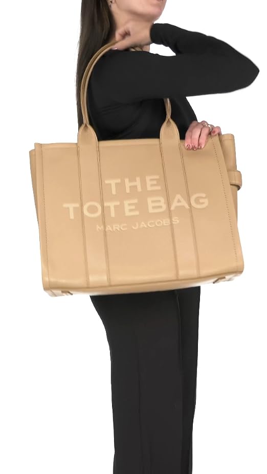 Amazon.com: Marc Jacobs The Leather Tote Bag Bronze Green One Size