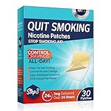 Quit Smoking Nicotine Patches, Step 3 7mg Stop Smoking Aids Patches, Easy & Effective Anti-Stickers, Helping Quit Patch, 30 Count Quit Smoking Stickers that Work with 2 Weeks