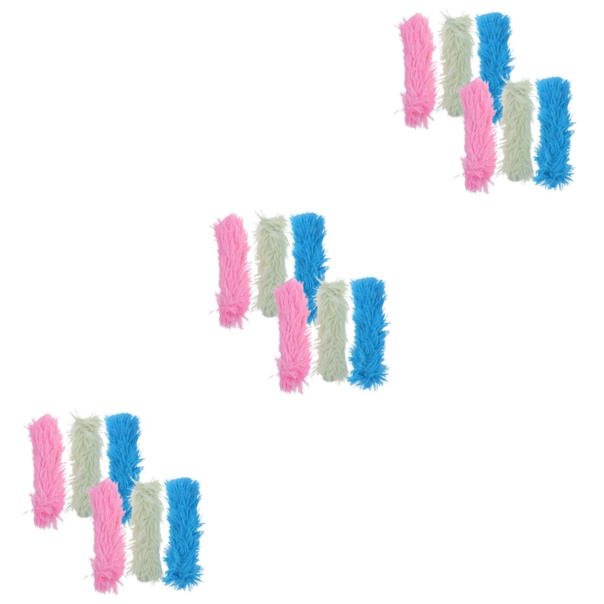 Mipcase 18pièces Jouets Interactifs Chaton avec Herbe à Chat Coussin Doux Et Jouets à Teaser pour Chats Intérieur Fournitures pour Animaux De Compagnie Colorées