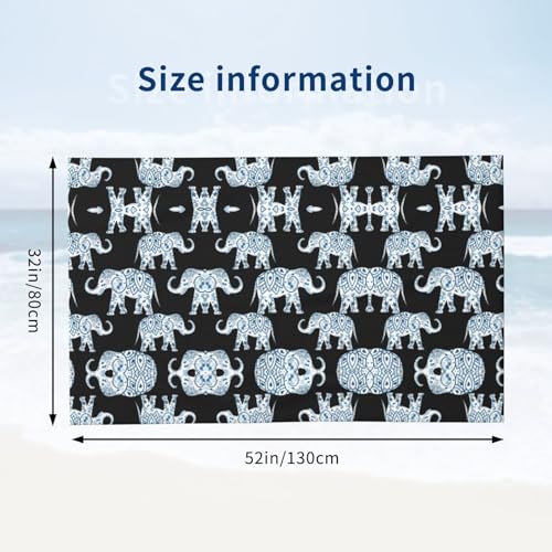Serviette éléphant séchage rapide pour vos voyages et camping - 4