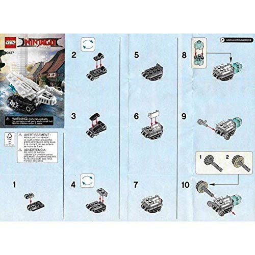 Lego, 30427, set in sacchetto di plastica con The Ninjago Movie, Ice Tank - Lego - Immagine 1