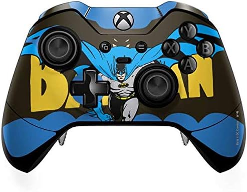 Skinit Decal Gaming Skin Compatible with Xbox One Elite Controller - Officially Licensed Warner Bros Batman Vintage Design
