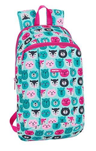 Safta Animalitos Turquesa, Mochila Niñas, Talla Única