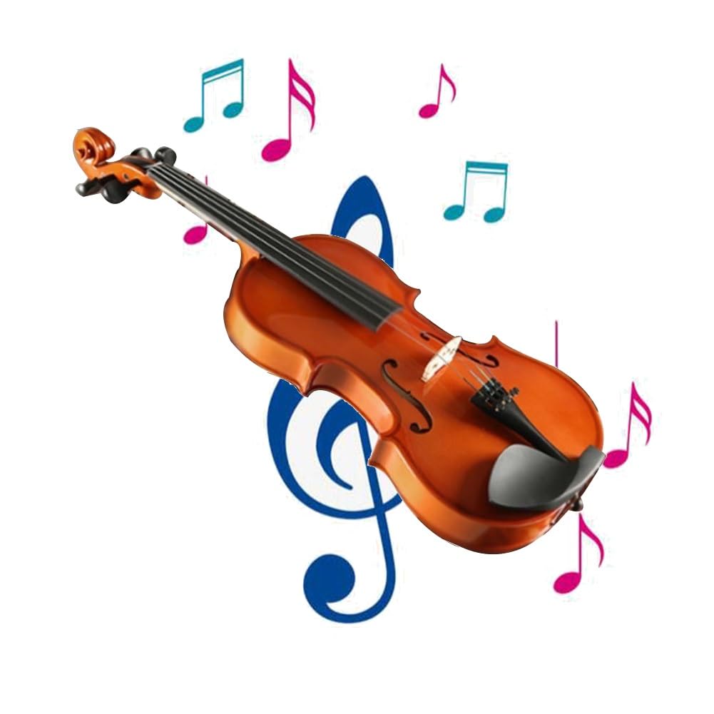 Principianti Di Violino, Suono Meraviglioso, Set Di Violino Include Scatola Quadrata, Colofonia, Archetto per Pianoforte Adatto A Studenti Principianti Adulti ( Colore : Marrone , Taglia : 1/2 )