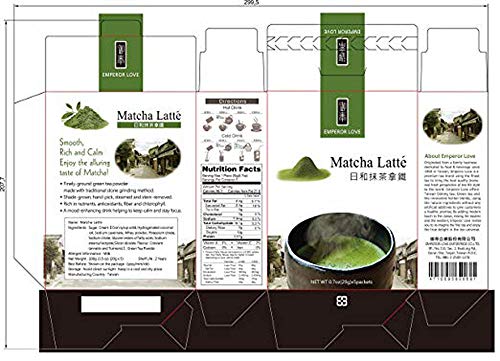 Polvo Latte Matcha Pack 3 unidades 3.5 oz miniatura 3