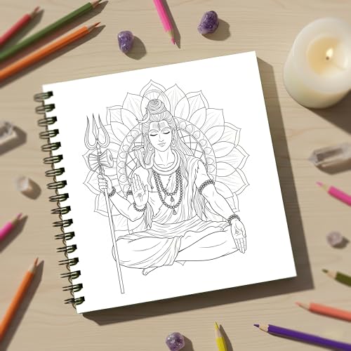 Image of Divine Mandala Coloring Book for Adults | Stress Relief, Mindfulness & Relaxation | 33 Intricate Mandala Designs