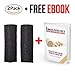 Standard Survival Pro Elastic Cotton 6" Bandage with Velcro Closure + FREE eBook, 6 inches wide x (13 to 15 ft. when stretched), 2 Pack (Black): One Year Manufactures Warranty