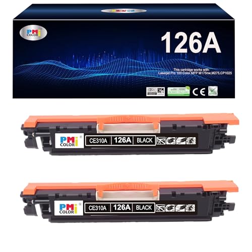 126A Black Toner Cartridge Replacement for HP 126A CE310A M175nw cp1025nw