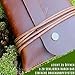 SK Wild Ones® Outdoor Gewürztasche - Echtleder Mit 6 Gewürzdosen Camping - Bushcraft - Reise Gewürze Set - Gewürzbehälter Camping - Outdoor vanlife zubehör Gewürze Set Camping, Spice bag,
