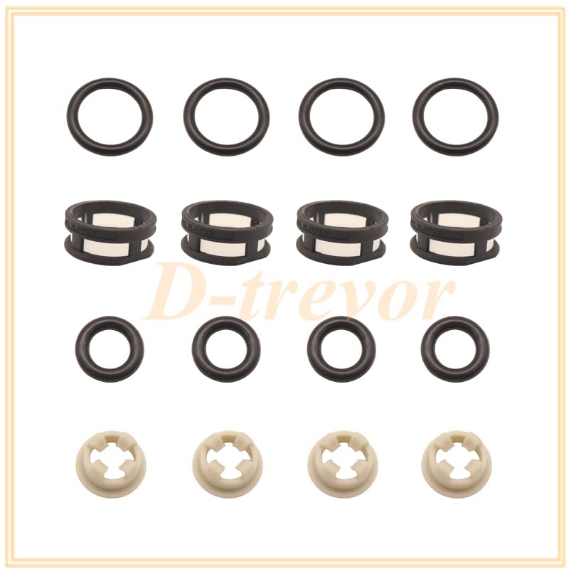 Fuel Injector Seal O-Ring Kit Seals Filters For 16600-57Y01 1991-1999 For Nissan Sentra 200SX NX 1.6L L4 GA16DE Engine 16600-57Y00 - (Color: 20 set)