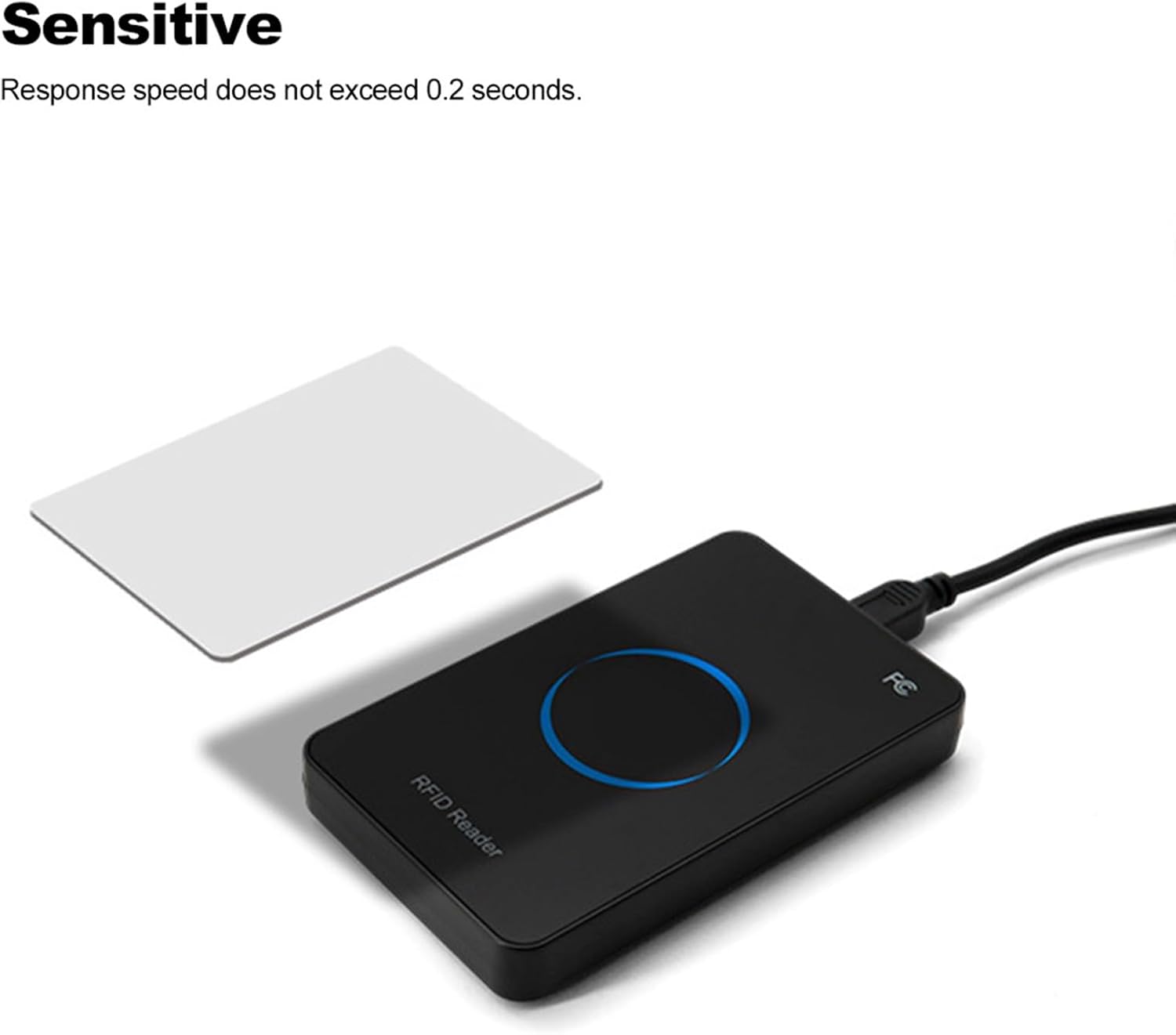Contactless Smart Card Reader, Smart USB Interface RFID Reader Writer for ISO18000‑6C and ISO18000‑6B Standards at 915Mhz RF UHF
