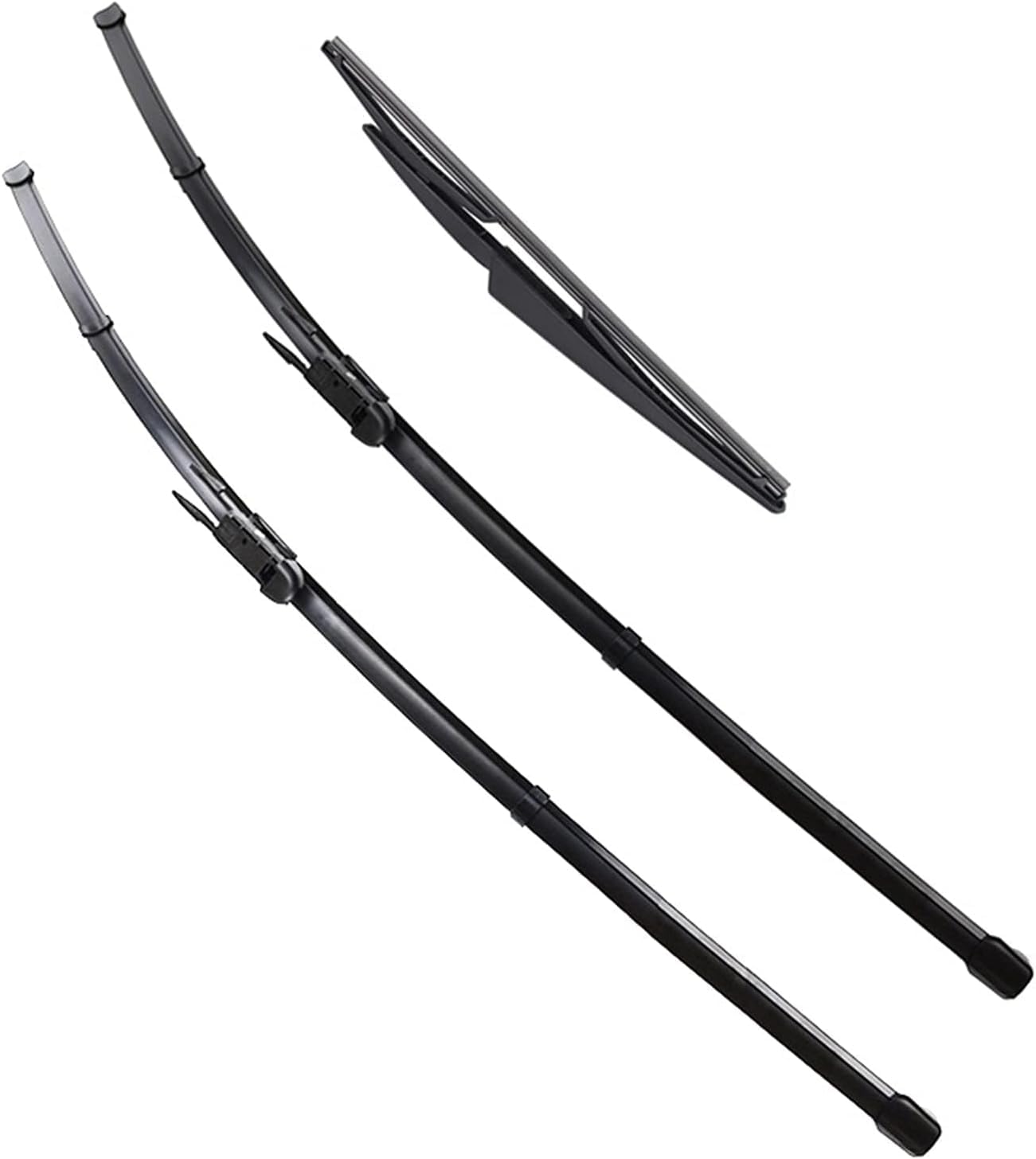 RESKIU Car Front Windshield Wiper Blade Set Replacement for VOLVO V70 II 2004 2005 2006 2007, All Season Windscreen Wipers Quiet Easy Installation