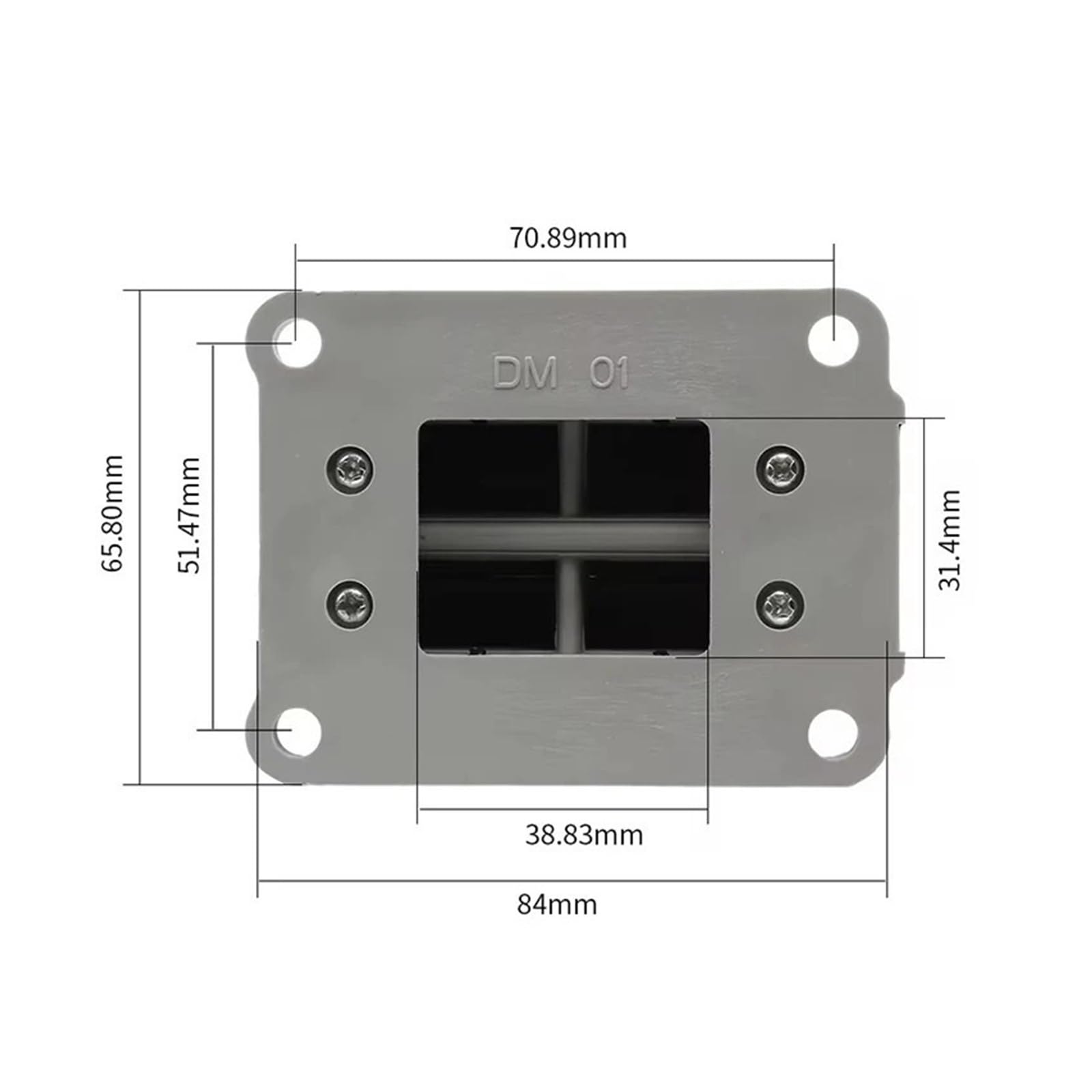 Kit De Valve À Lames En Fiber Carbone Convient pour Honda CR125R NSR125, Plaque D'admission Carburateur CLAPET BOITE POUR