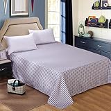 PENVEAT Nouveau Fleurs réactive Impression Drap de lit 230x245cm Image de la Plante Feuilles de Style européen/Drap de lit en Coton Twin Queen Livraison Gratuite, Orange, 160x230cm