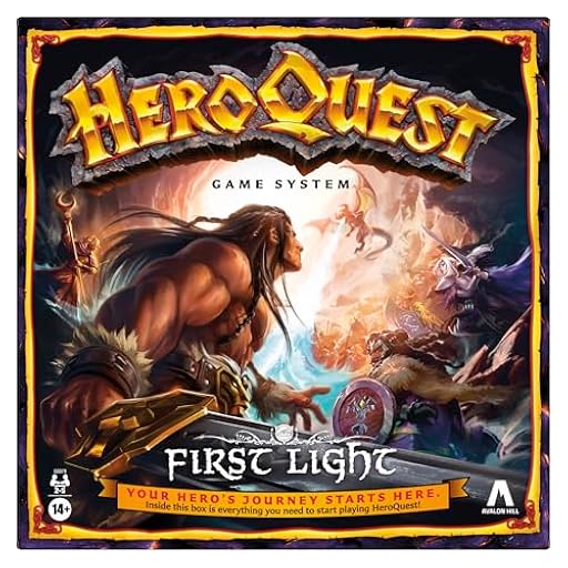 Avalon Hill, Sistema de Juego HeroQuest First Light, Juego de Mesa - Versión en inglés | Ya disponible en tu tienda friki favorita! En mundofriki.es!
