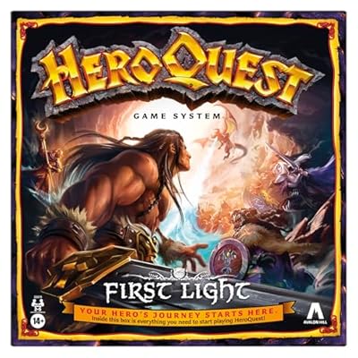 Avalon Hill, Sistema de Juego HeroQuest First Light, Juego de Mesa - Versión en inglés | Ya disponible en tu tienda friki favorita! En mundofriki.es!