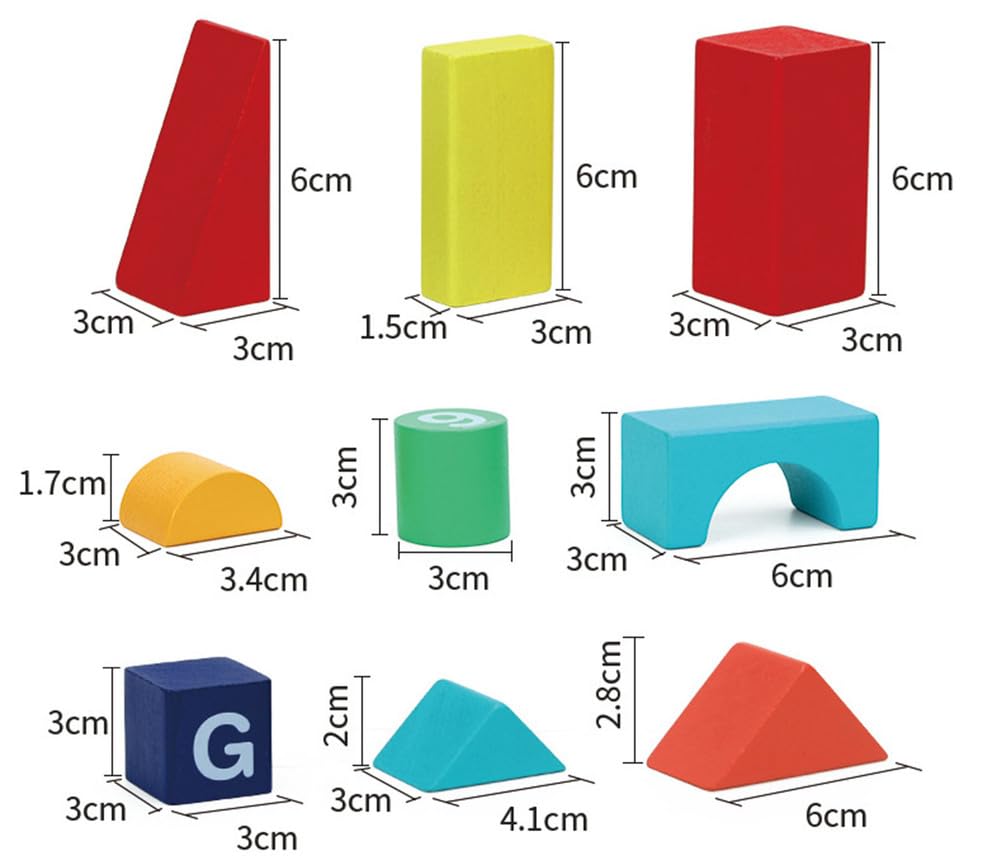 Blocchi da Costruzione con Numeri e Lettere, Blocchi Creativi Impilabili | Grandi Blocchi di Particelle, Giocattolo Cognitivo, Giocattolo per l'Apprendimento dei Numeri
